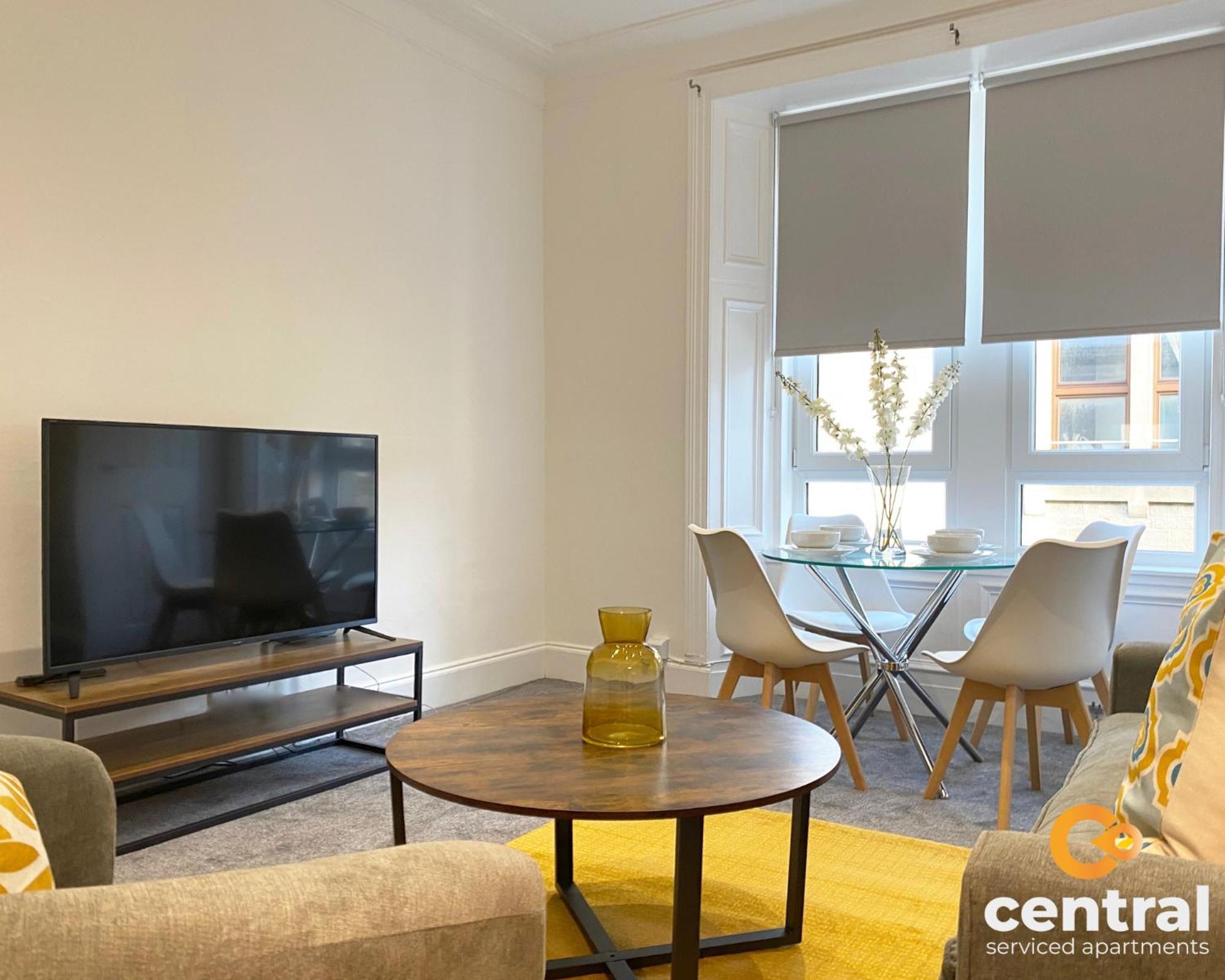 Central Serviced Apartments - Cosy 1 Bedroom - Modern - Close To Transport Links - Quiet Neighbourhood - Fast Wifi - Fully Equipped - Smart Tvs In All Rooms - Monthly Stays Welcome - Free Street Parking - Ideal Relocation To Dundee Accommodation Eksteriør billede